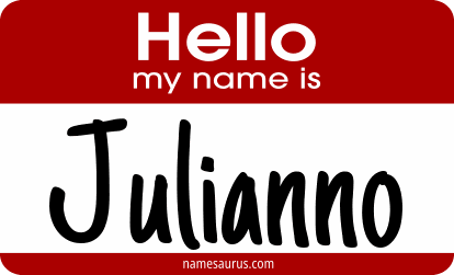 Hello my name is Julianno png download