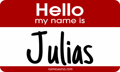 Hello my name is Julias png download