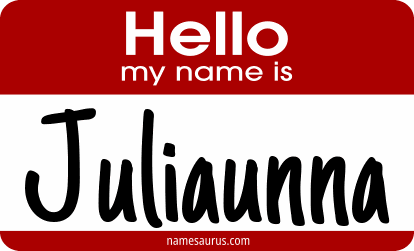 Hello my name is Juliaunna png download