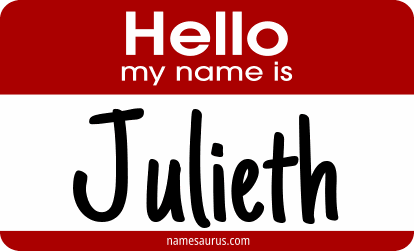 Hello my name is Julieth png download