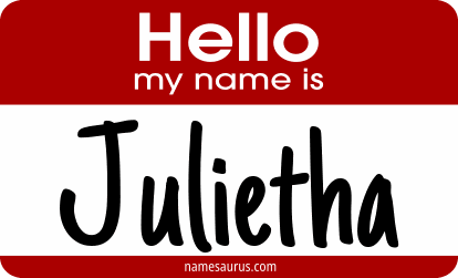 Hello my name is Julietha png download
