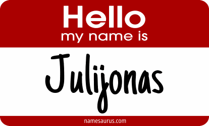 Hello my name is Julijonas png download