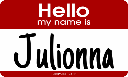 Hello my name is Julionna png download