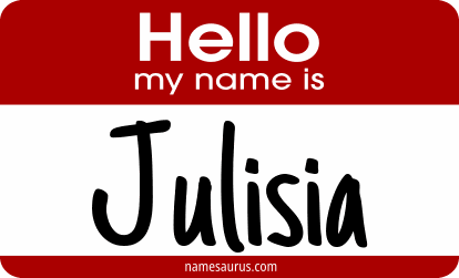 Hello my name is Julisia png download