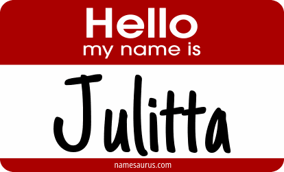 Hello my name is Julitta png download