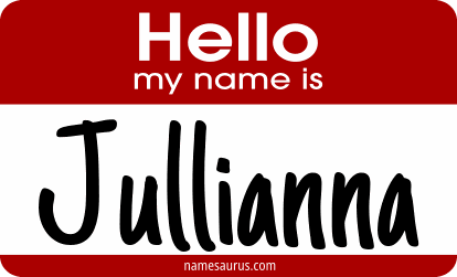 Hello my name is Jullianna png download