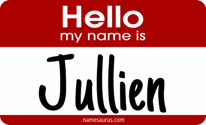 Hello my name is Jullien png download