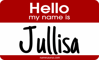 Hello my name is Jullisa png download