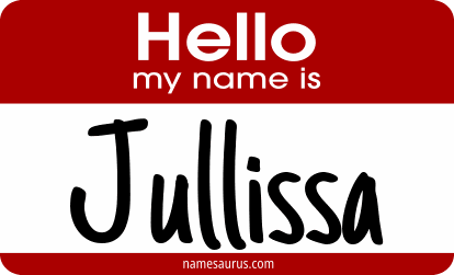 Hello my name is Jullissa png download