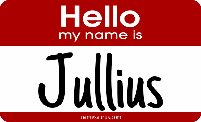 Hello my name is Jullius png download