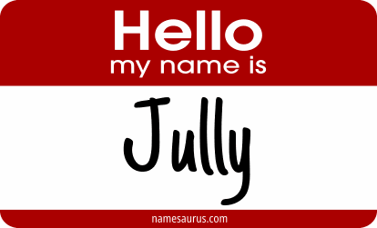 Hello my name is Jully png download