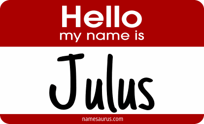 Hello my name is Julus png download