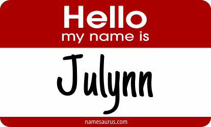 Hello my name is Julynn png download