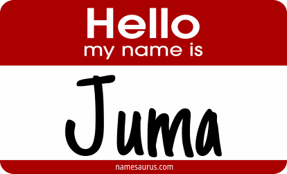Hello my name is Juma png download