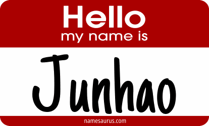 Hello my name is Junhao png download