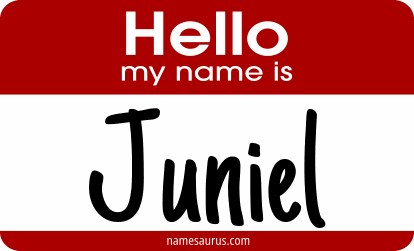 Hello my name is Juniel png download