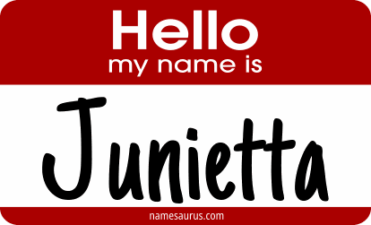 Hello my name is Junietta png download