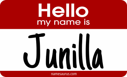 Hello my name is Junilla png download