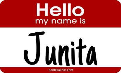 Hello my name is Junita png download