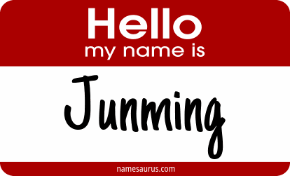 Hello my name is Junming png download