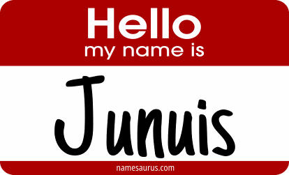 Hello my name is Junuis png download
