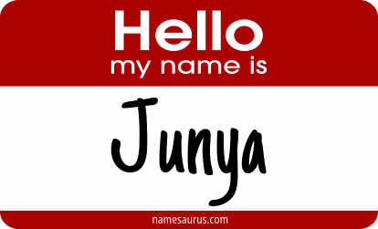 Hello my name is Junya png download