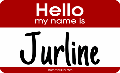 Hello my name is Jurline png download