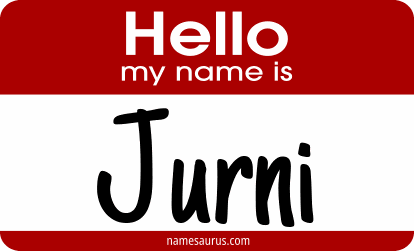 Hello my name is Jurni png download