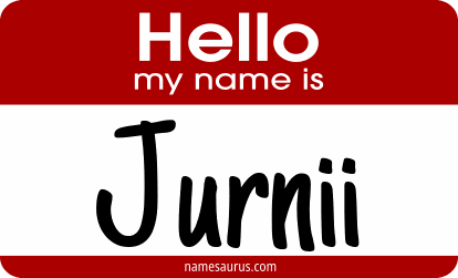 Hello my name is Jurnii png download
