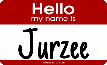 Hello my name is Jurzee png download