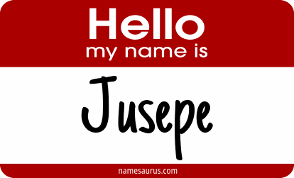 Hello my name is Jusepe png download