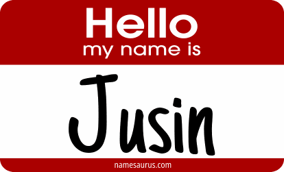 Hello my name is Jusin png download