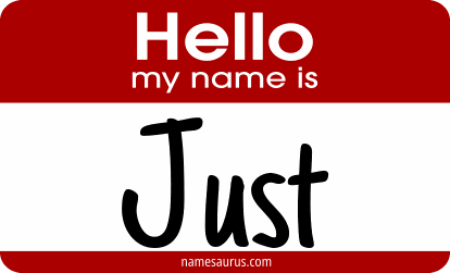 Hello my name is Just png download