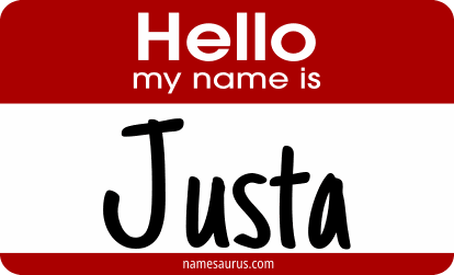 Hello my name is Justa png download