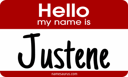 Hello my name is Justene png download