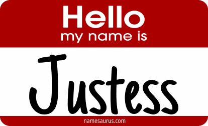 Hello my name is Justess png download