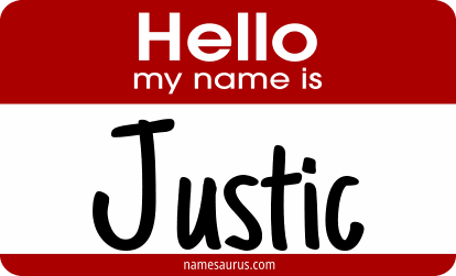 Hello my name is Justic png download
