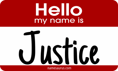 Hello my name is Justice png download