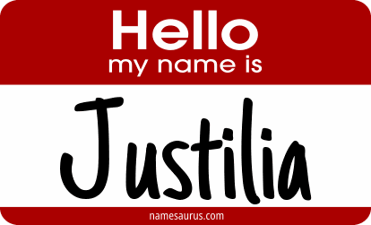 Hello my name is Justilia png download