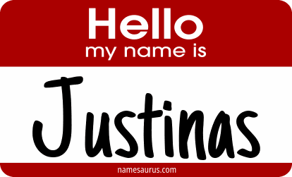 Hello my name is Justinas png download