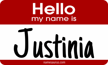 Hello my name is Justinia png download