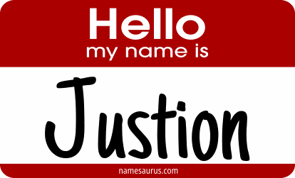 Hello my name is Justion png download