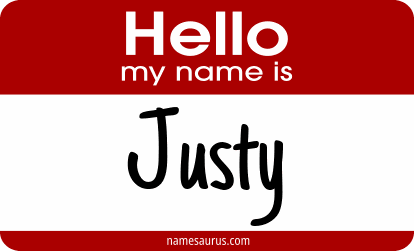Hello my name is Justy png download