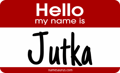 Hello my name is Jutka png download
