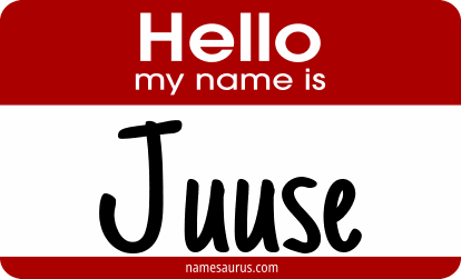Hello my name is Juuse png download