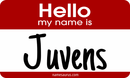 Hello my name is Juvens png download