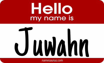 Hello my name is Juwahn png download