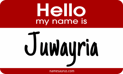 Hello my name is Juwayria png download