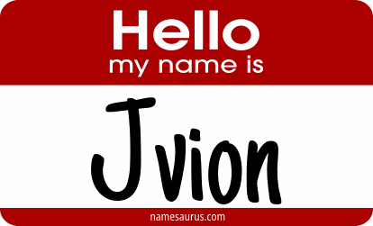 Hello my name is Jvion png download