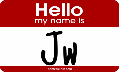 Hello my name is Jw png download